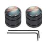 Uxcell Dome Knobs Guitar Knobs 6mm Black Shell Top Black Metal for Electric Guitar Bass Volume Tone Control with Internal Hexagon Spanner Set of 2