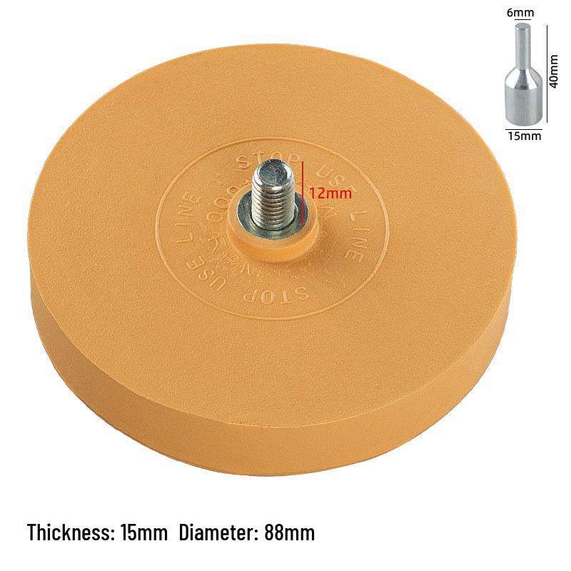Pneumatic Adhesive & Paint Removal Disc, 4" 20mm, Glue Remover Wheel Gun, Adhesive Scraper Head.