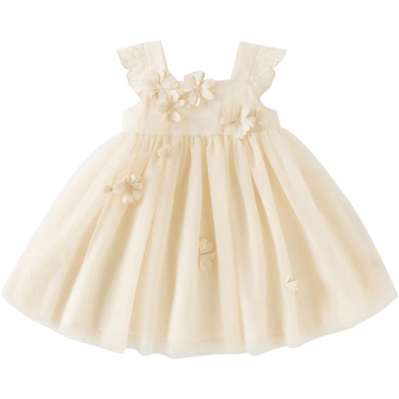 DAVE & BELLA Girls Floral Sleeveless Princess Dress 3-4Y