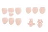 Kotobukiya Megami Device M.S.G 03 Face Set for Asura, Skin Color C, Approximately 19mm Tall, 1/1 Scale Plastic Model