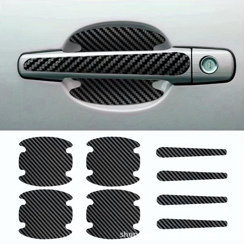 8Pcs Car Door Bowl Anti Scratch Sticker Clear Handle Protection Paint Film Car Accessories