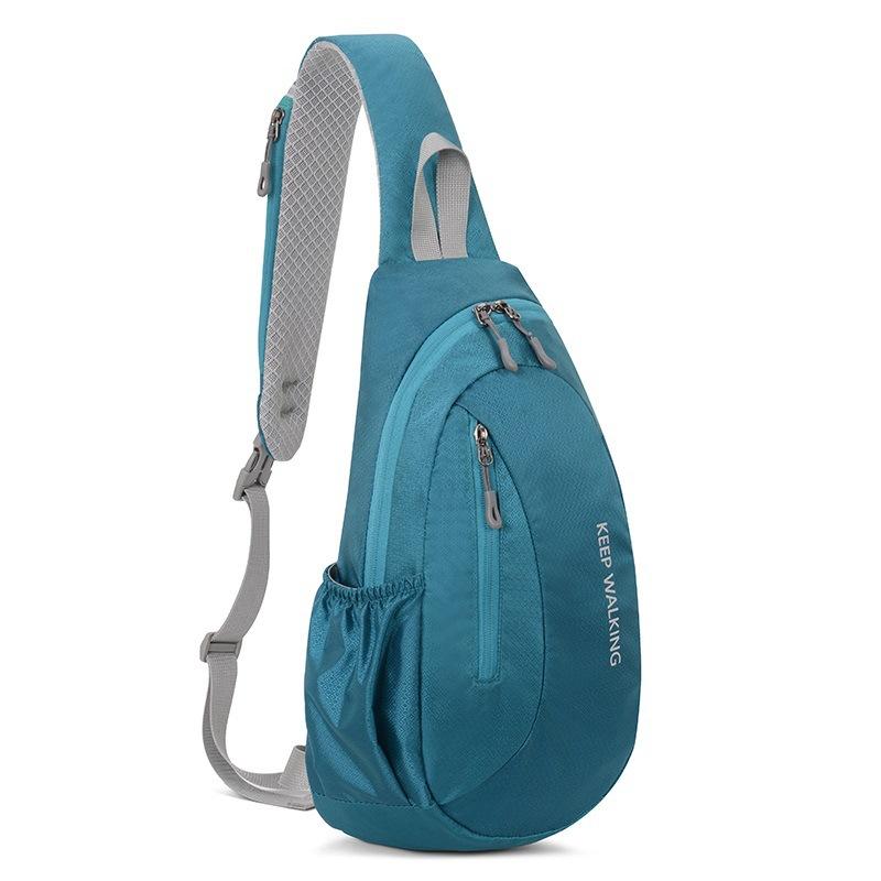 Outdoor Reflective Waterproof Running Shoulder Bag Men'S Crossbody Chest Sports Bag Women'S Hiking Cycling Climbing Backpack