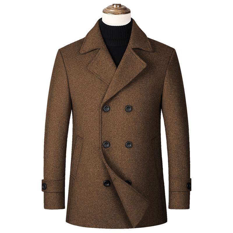 

Чоловіче пальто оверсайз з вовняної суміші з підкладкою XL