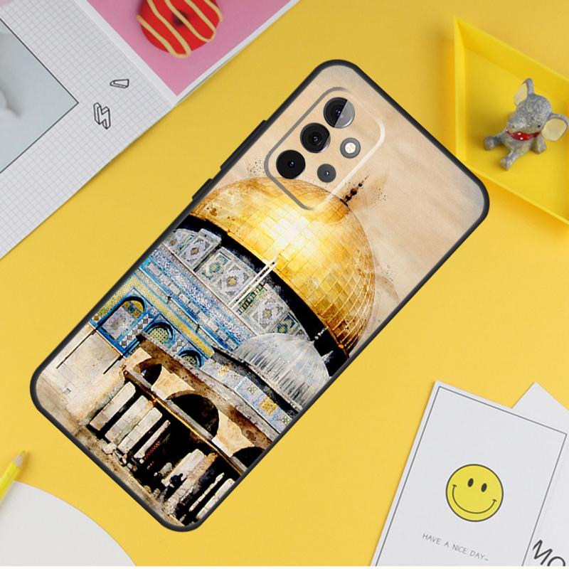Jerusalem Dome of the Rock Case For Samsung Galaxy A16 A26 A36 A56 A06 A55 A35 A15 A53 A32 A52 A33 A13 A14 A34 A54 A17