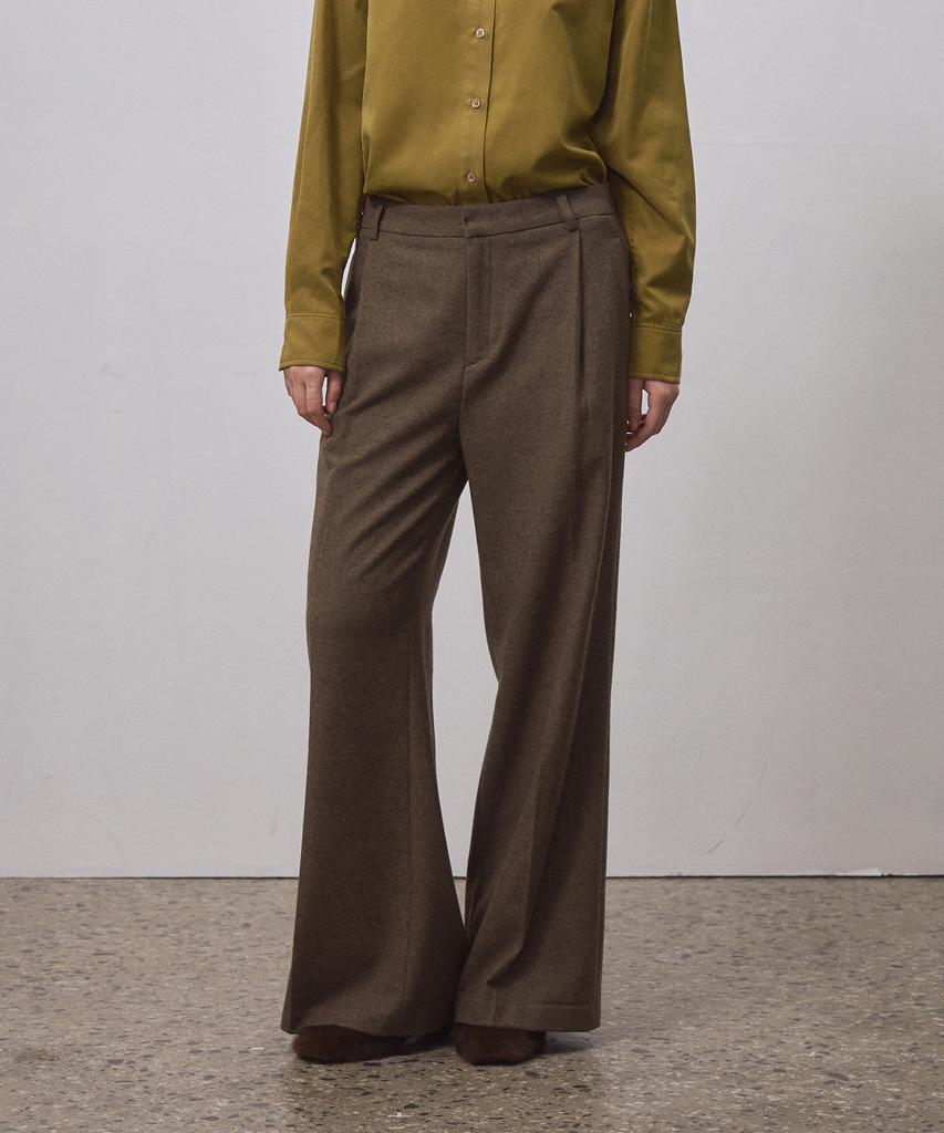 Howaseu 90S Wool Pants (Khaki Beige)