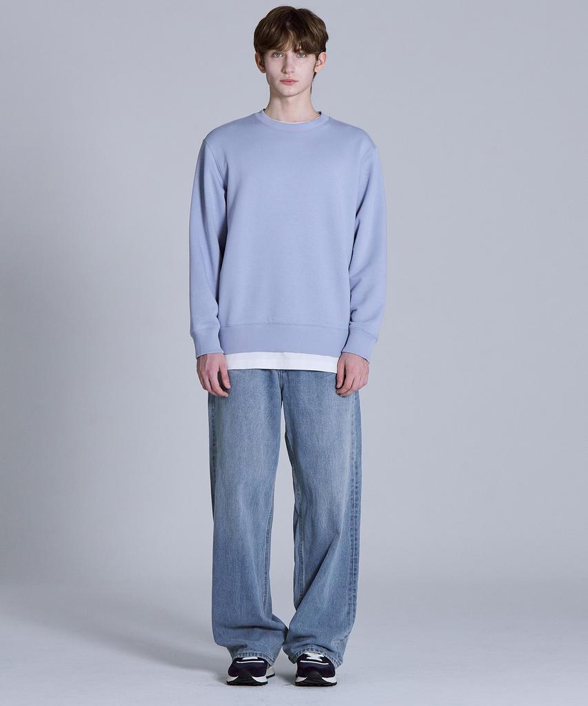 BASIC HOUSE Cp Sweatshirt Blue Lyts0104 (Type A)