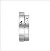 One Kiss Love Couple Rings: Trendy Open Design for Men and Women