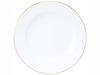 Okura Art Pottery Goldrand (Felgenform) 20cm Dessertteller, Hergestellt in Japan, 3H/1001