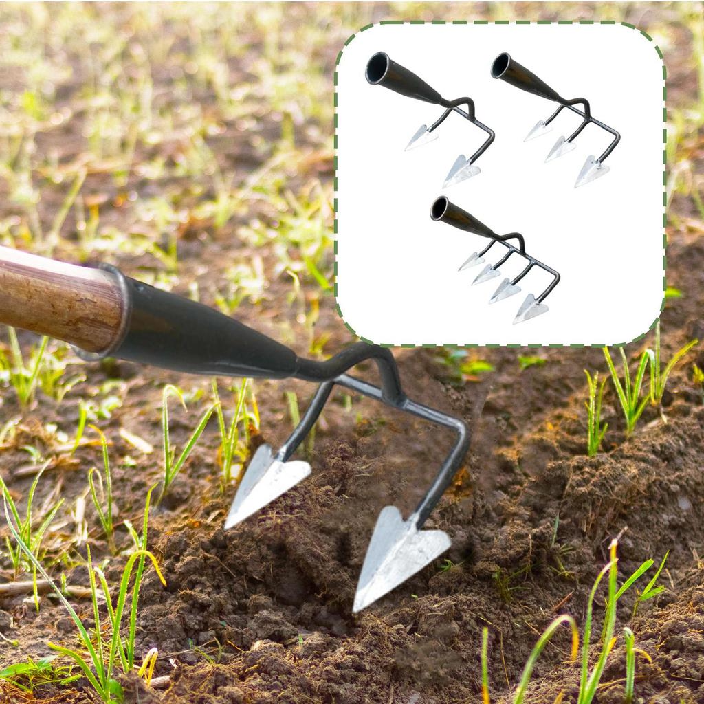 Gartenhacke Werkzeug Mehrzweck Ersatz Vielseitig Boden lockern Bearbeiten Unkraut jäten Düngen