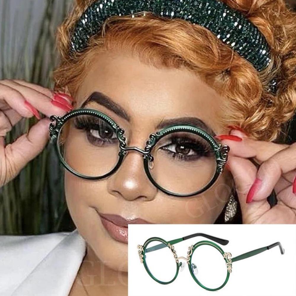 

Унисекс Металлические Круглые Оверсайз Очки для Миопии Защита Ясного Зрения Компьютерные Очки с Защитой от Синего Света Женские Очки для Близорукости для Женщин 0