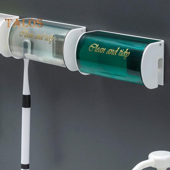 Toothbrush Rack Ventilation Drainage Plastic Multifunctional Wash Cup Toothbrush Hanging Rack Household Supplies