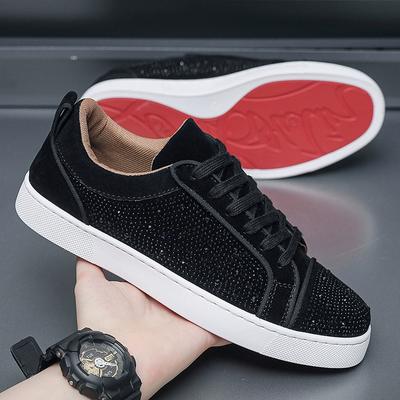 Herren Strass Freizeitschuhe, Soziale Jugend Board Schuhe, Modische und Trendige Sportschuhe, Nische Hongkong Stil Jugend Herrenschuhe