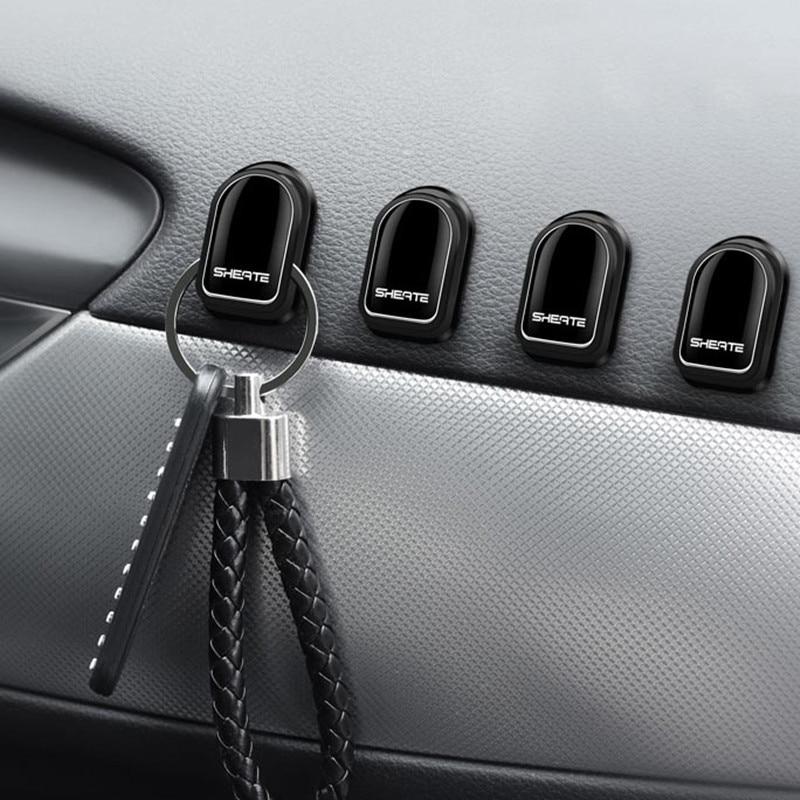 4PCS Kreative Auto Kleine Haken Accesorios Auto Innen Ornament Paste Typ Komfort Haken