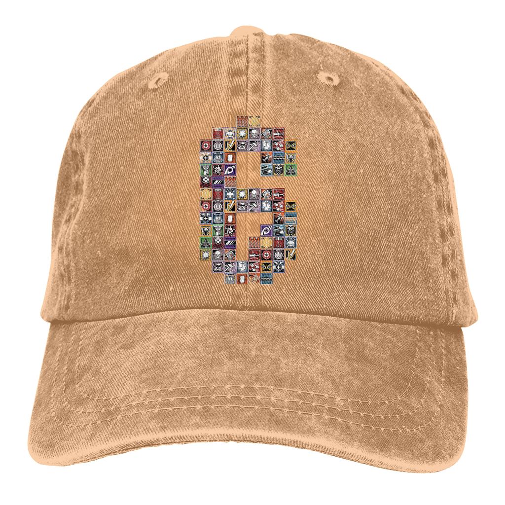 Gamer Design The Baseball Cap Peaked Capt Sport Unisex Outdoor Custom Rainbow Six Siege Rs Anti Terrorism Game Hats