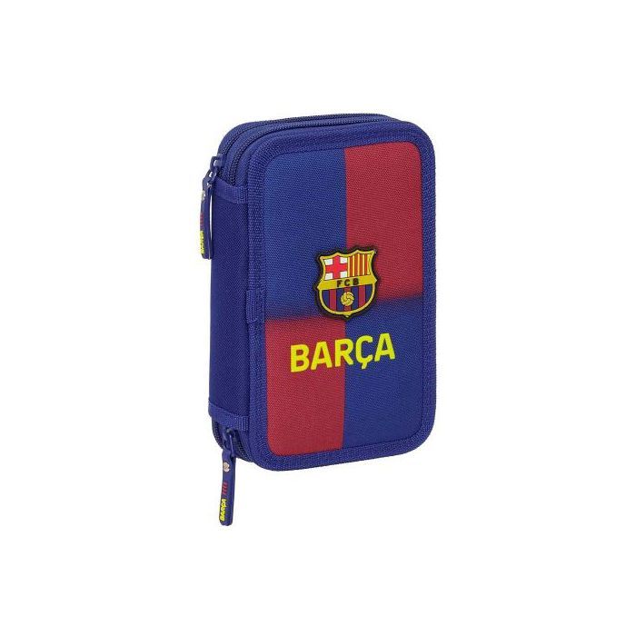 Trousse - FC BARCELONE - DOUBLE FILLED PENCIL CASE - 28 accessoires - Multicolore - Mixte