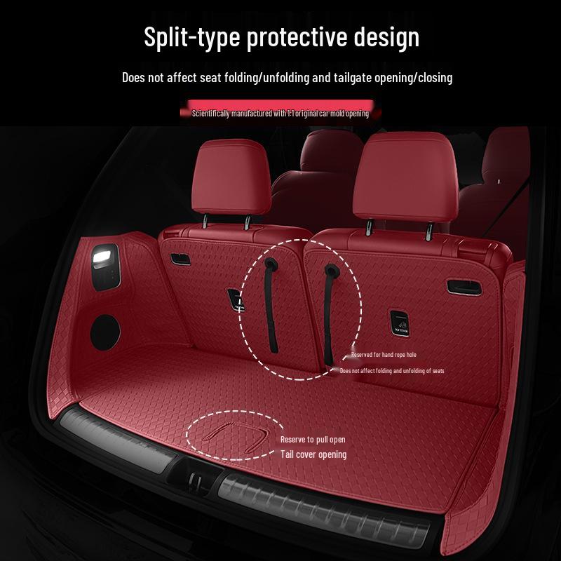 Compatible with 26 Huawei AITO New M7 Models: Fully Enclosed Car Trunk Mat Decor