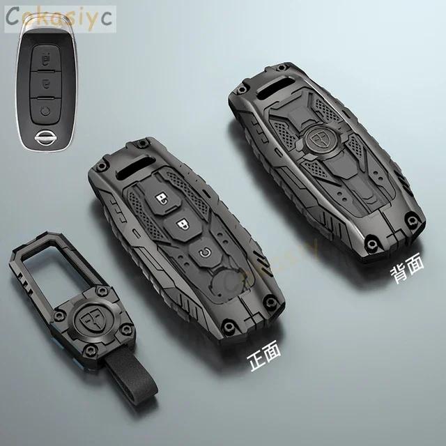 

For Nissan Versa Maxima Rogue Armada Sentra Qashqai X-Trail 2/3/4/5Buttons 2022 2023 Accessories Car Zinc Alloy Key Case