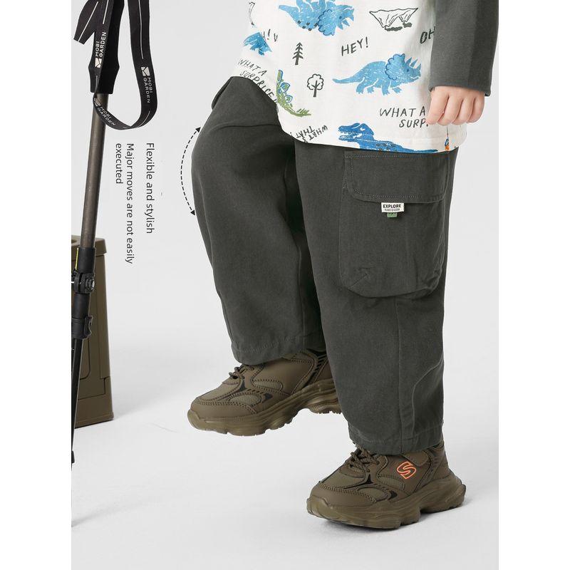 Right European Style Boys' Versatile Cargo Pants 2026 New Spring and Autumn Long Pants Children's Clothing Baby Straight-Leg Long Pants