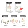 Lovely Tooth Enamel Pin Rabbit Animal Dentist Brooch Badge Metal Accessories Lapel Pin Backpack Hat Gift Doctor Nurse Jewelry