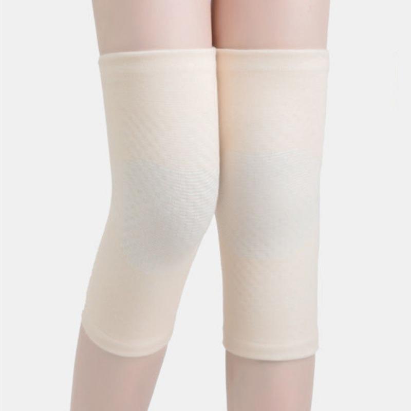 Spring Sports Warm Knee Pads Four-sided Elastic Lattice Foam Knee Leg Covers Middle-aged and Elderly Joints Cold Protection Knee