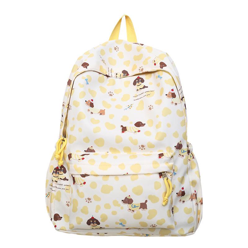Japanese-Style Large-Capacity Backpack for Women - Cute, Versatile, Fresh Design for Junior High School Students and Travel