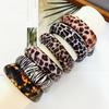 Vintage Übertrieben Leopardendruck Acryl Armreifen Armbänder für Damen Harz Armband Modeschmuck 2026 Herbst Winter Neu