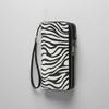 Portable Leopard Print Long Wallet PVC Stripe Multiple Cards Purse Solid Color Korean Style PU Handheld Bag Dating