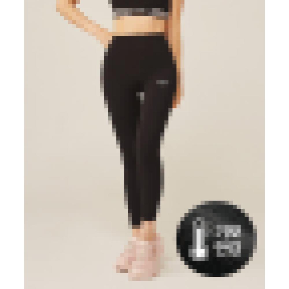 

NERDY Тонкие хлопковые леггинсы с начесом Active Black