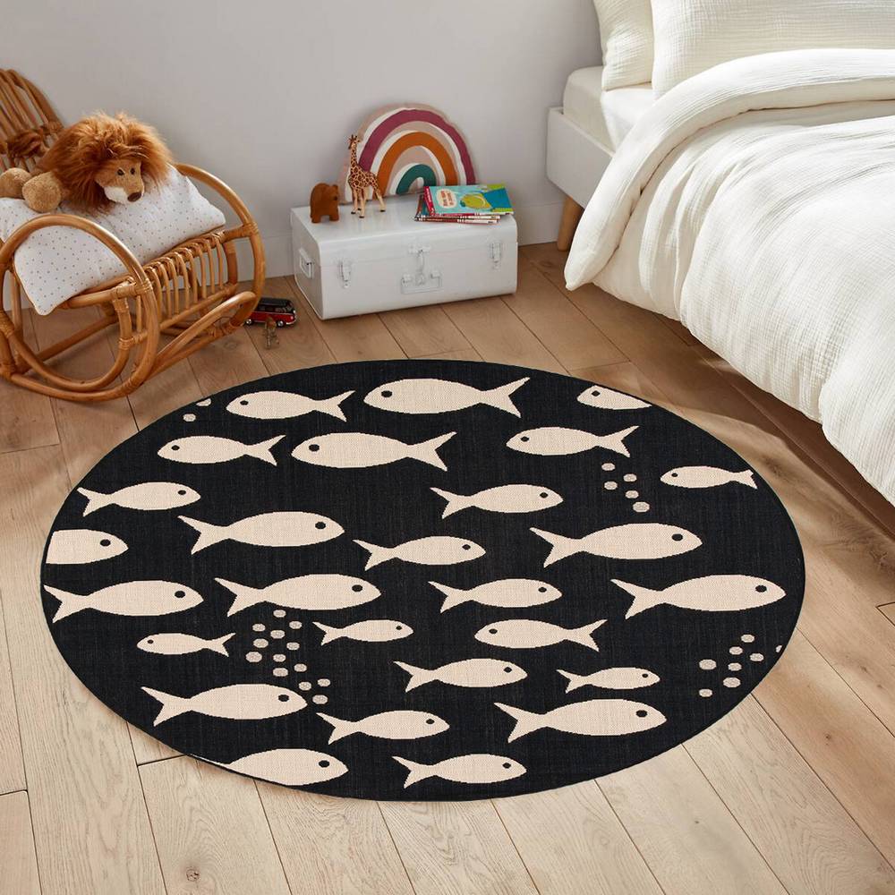 

Mosimoso Home RC1461 Ковер с принтом на подошве в горошек 100x100 cm
