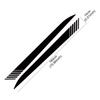 2PCS Car Side Body Skirt Stickers For Ford Focus RS ST MK2 MK3 MK4 Vinyl Decals Auto Body Tuning Decoration Stickers Accessories