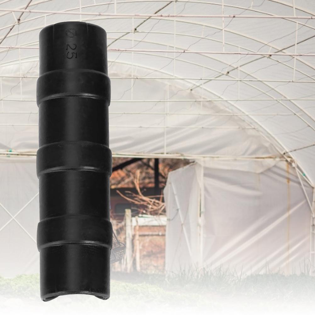 50PCS Black Greenhouse Frame Pipe Tube and Film Clip Clamp Connector Kit Garden Tool 25#