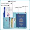 Passport ID Passport PU Card Lightweight and Multiple Card Passport Storage Overseas Travel Supplies [DELUXEFOX] Case, Anti-Skimming, Multi-Function