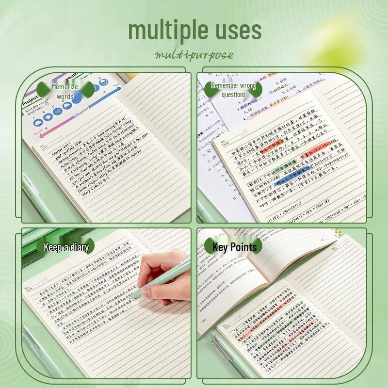 B5 Gradient Color Softcover Notebook for Junior and High School Students
