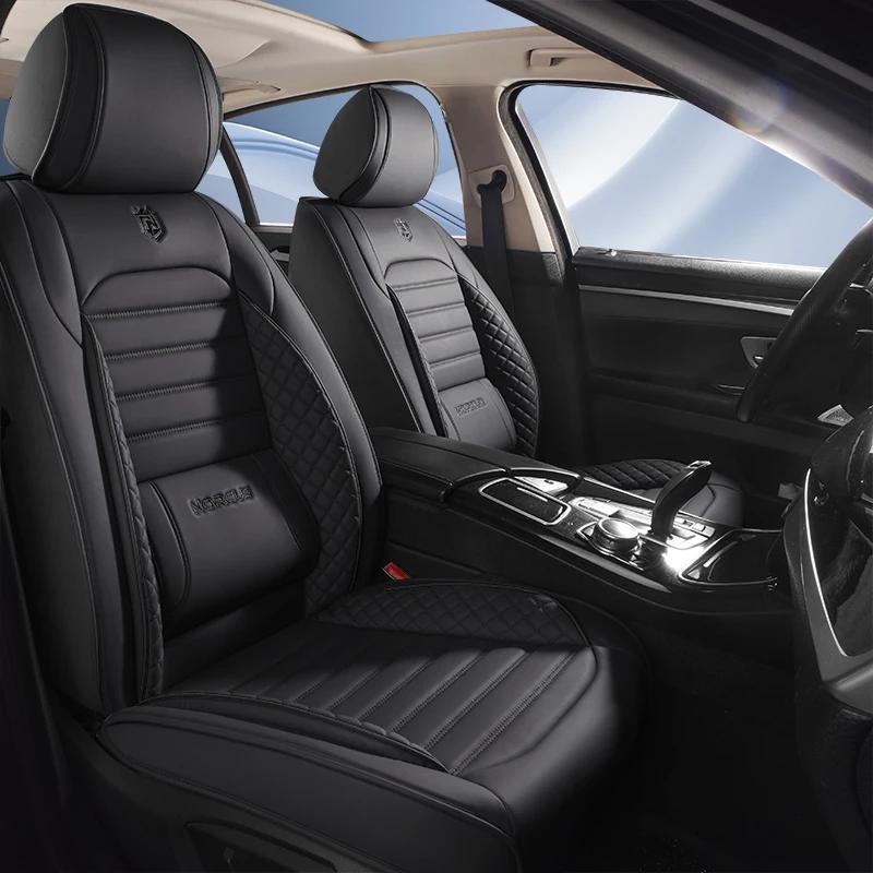 1 PCS Universal Size PU Leather Car Seat Cover for Dacia Duster Renault Clio Fiat Panda Ypsilon Seat Arona Cors Car Accessories