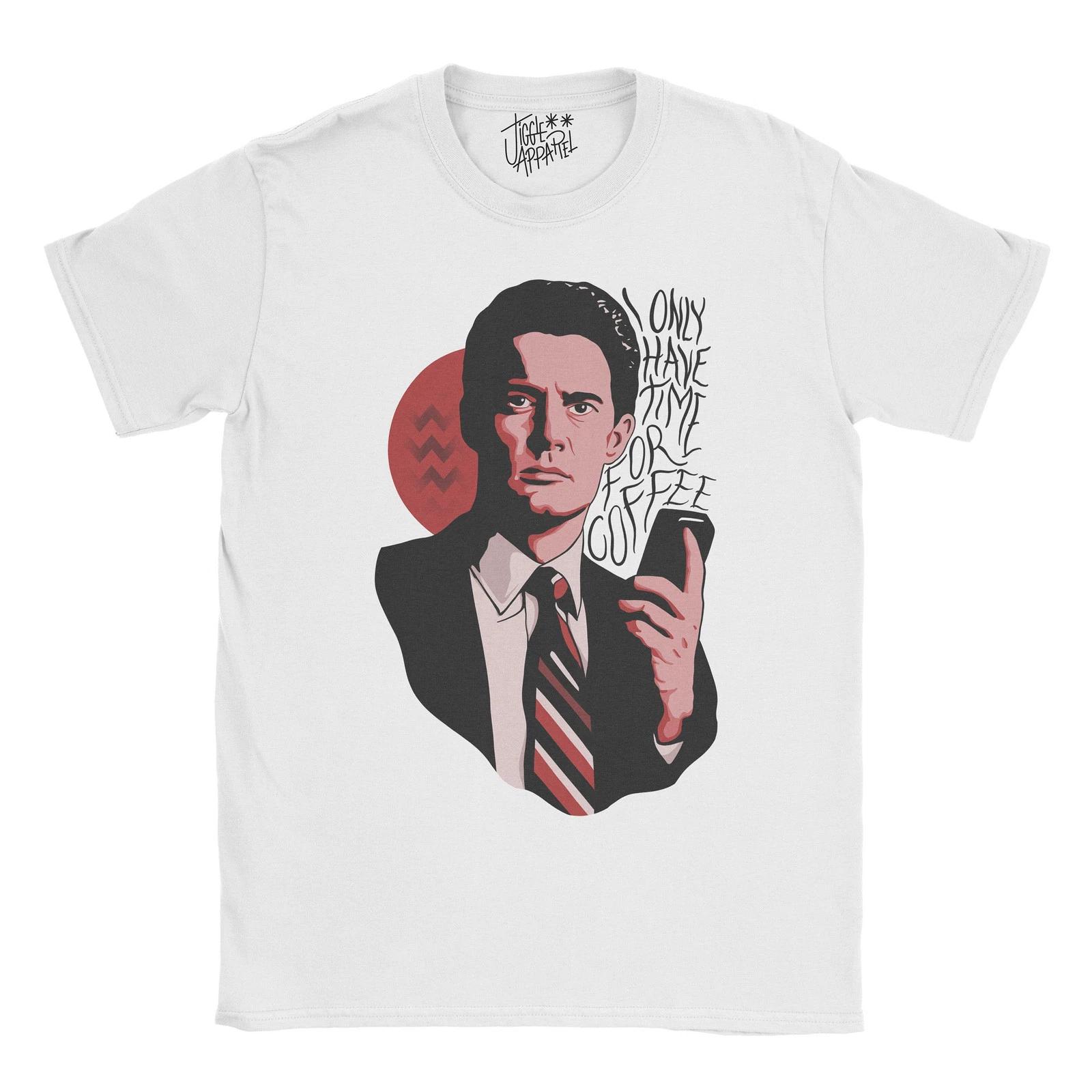 

Twin Peaks - I Only Have Time For Coffee Dale Cooper T shirt | David Lynch ECO S 2XL