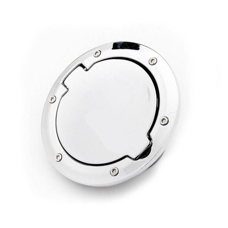 For Jeep Wrangler JK 2007-2017 Fuel Tank Cover Car Oil Tank Cap Cover Chrome Black Styling Accessories