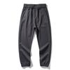 American Knitted Straight Sports Pants Men's Spring and Autumn Ankle-Tied Sweatpants Elastic Waist Pants Export Men's Casual Pants