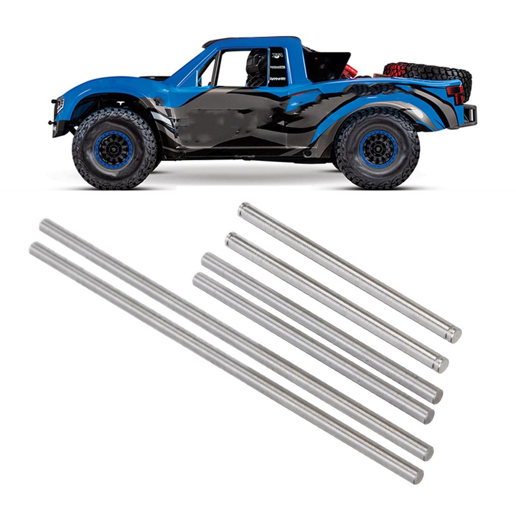 Round Shaft Rod Stainless Steel Front Suspension Arm Round Pin for TRAXXAS UDR 1/7 RC Car