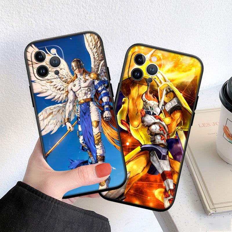 CJ30 D-Digimons Soft Shell Phone Case for Redmi Note 13 14 Pro+ Plus A3 A3X 13X 13C 13R 14S 14C 14R