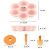 7 Holes DIY Ice Cream Pops Silicone Mold Ice Cream Ball Maker Popsicles Molds Baby Fruit Shake Home Kitchen Accessories Tool