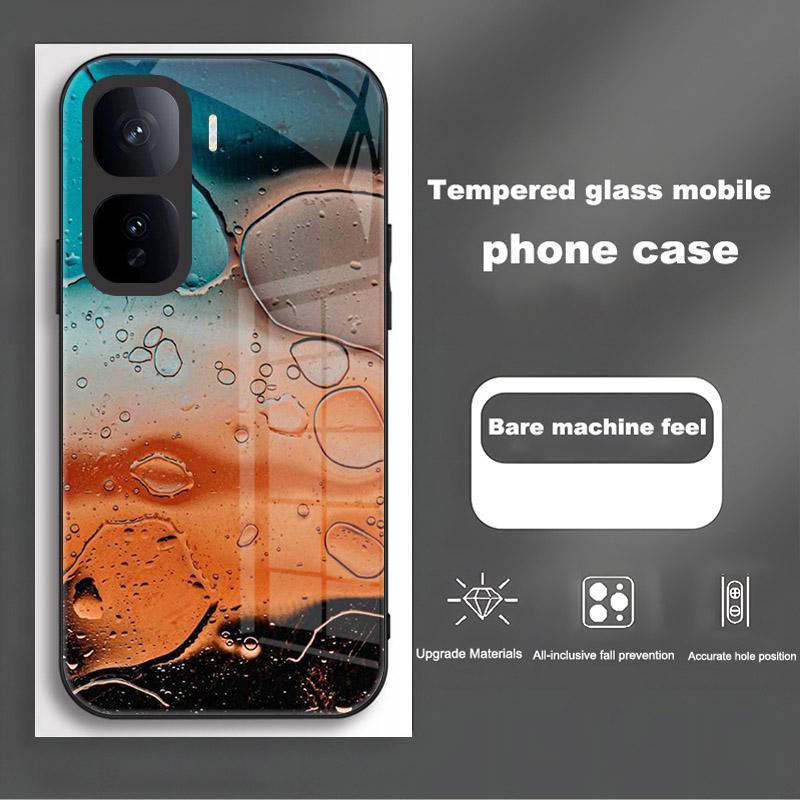 For Vivo IQOO Neo 10 5G Case Tempered Glass Phone Case For Vivo IQOO Neo 10 Pro 5G Back Cover IQOONeo 10 Protective Shell Coque
