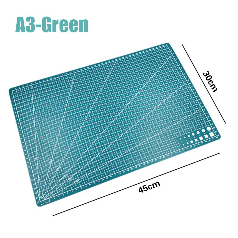 A3/A4/A5 DIY Grid Line Tool Pvc Rectangular Cutting Mat Plastic Patchwork Cut Pad Sewing Supplie