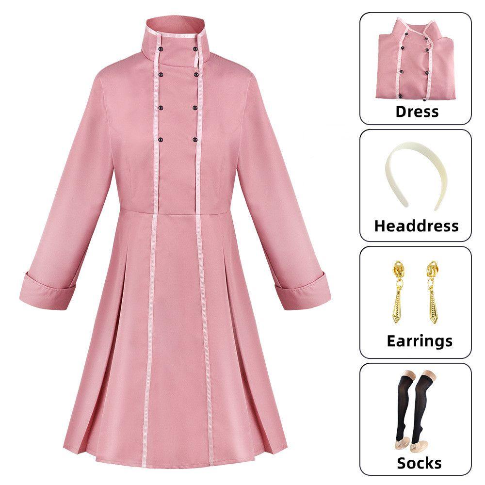 Spy×family Anya Forger Costume Dress Uniform For Kids Perfect For Cosplay And Role Play