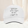 Occasionally When I Shut My Eyes I Cant See Funny Lettering Printed Baseball Cap Cool Summer Unisex Versatile Outdoor Sunhat