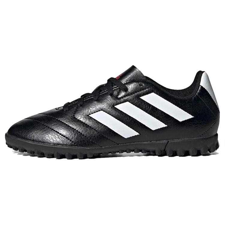 New Adidas Goletto 7 Goletto Artificial Lawn Vii TF Anti Slip Wear Resistant Low Top Kids' Soccer Shoes Black White Kids' FV8710