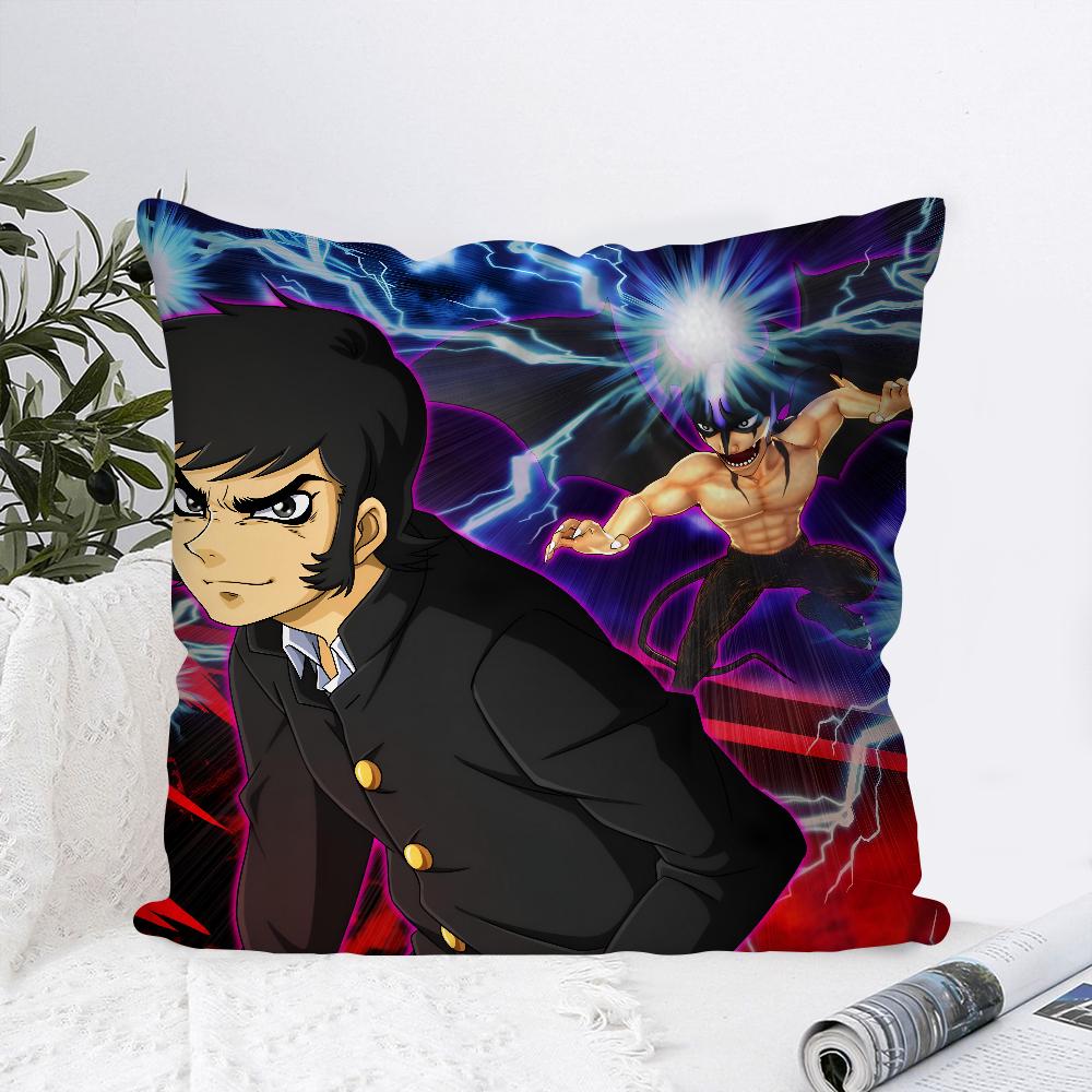 Anime Devilman Crybaby Kissenbezug Quadratisches Kissen Schlafzimmer Sofa Freizeit Komfort Kissen Auto Wohnzimmer Heimdekoration