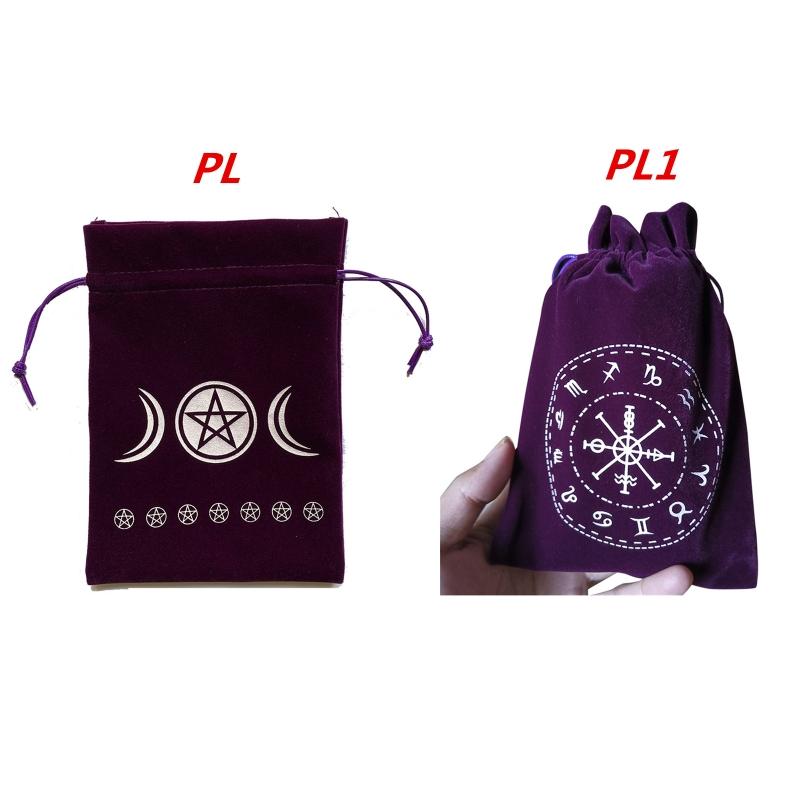 Divination Pendulum Divination Tablecloth Board Game Tarot Velvet Storage Pouch