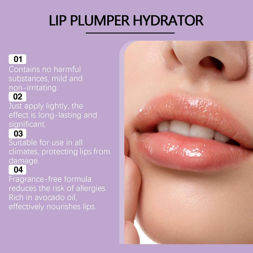 EELHOE Moisturizing Lip Balm Gently Cares for the Lips To Improve Dryness, Peeling, Smooth and Shiny Daily Lip Care 1pcs