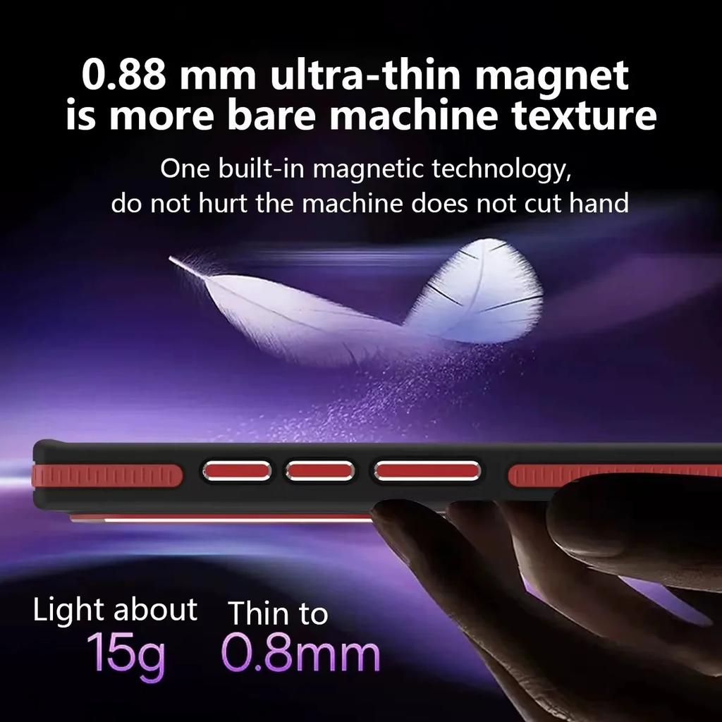 Matte Magnetic Phone Case For Samsung Galaxy S25 S24 S22 Ultra S23 Plus S23 FE Magsafe Wireless Charging Shockproof Cover