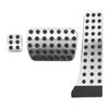 3Pcs Set Accelerator Brake Pedal Kit Auto Accessory Fit for Mercedes Benz C Class 2015 2017 Left Hand Drive